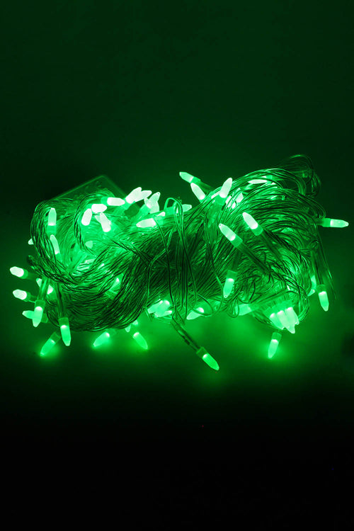 100 LED String Light with Connector - Green | LED Lights | Wiccan Center