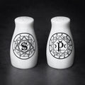 'S' AND 'P': Salt & Pepper Shaker Set | Salt & Pepper Shakers | Wiccan Center