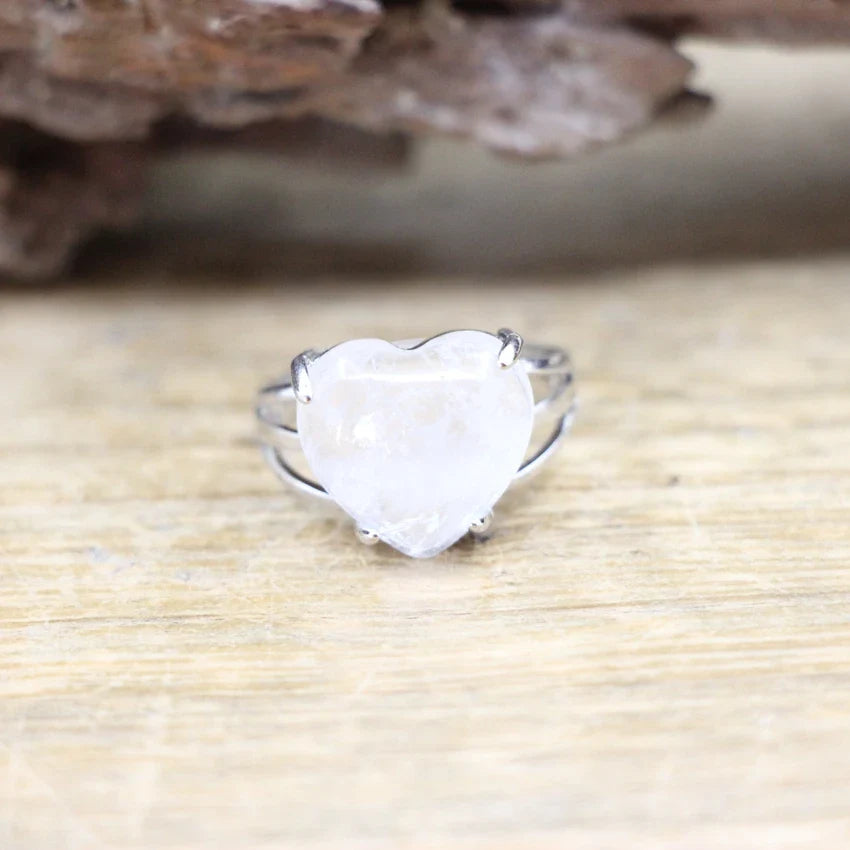 Crystal Heart Rings | rings | Wiccan Center