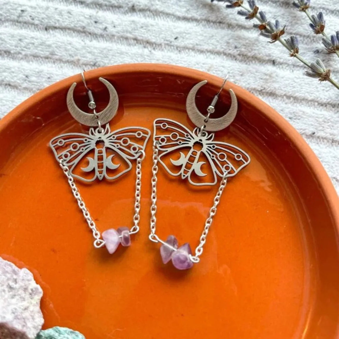 Assorted Moth & Butterfly Dangle Earrings | earrings | Wiccan Center