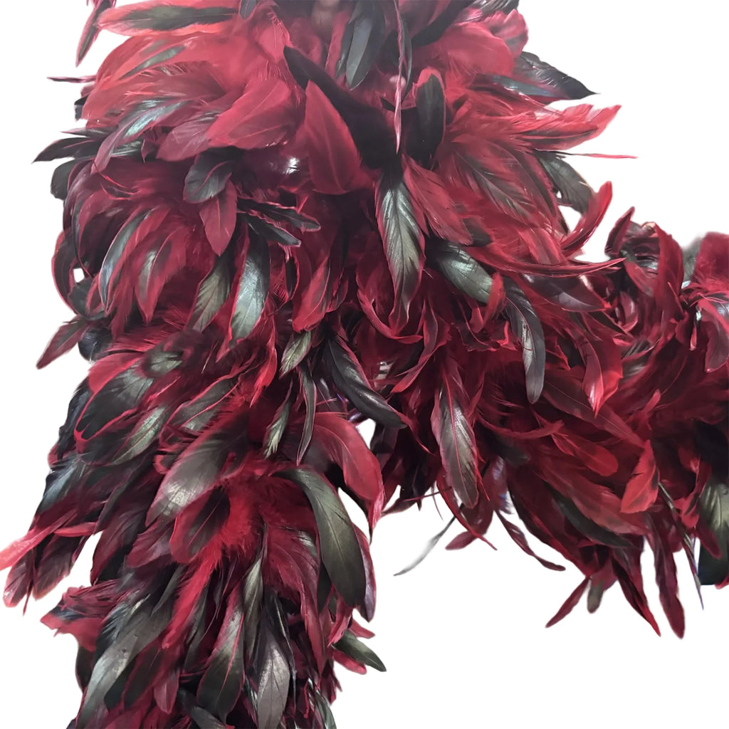 Natural Fluffy Rooster Feather Marabou Boa
