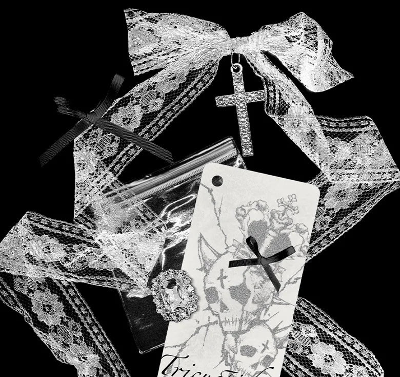 Letter Print Gothic Blouse | | Wiccan Center