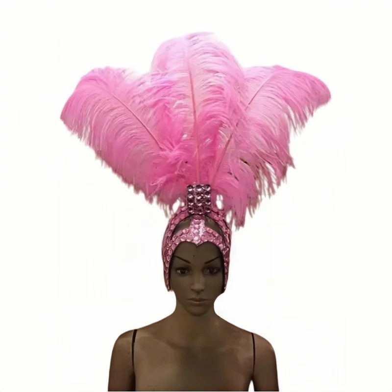 The Stardust Sahara – Mohawk Feather Carnival & Samba Headdress | Headdress | Wiccan Center