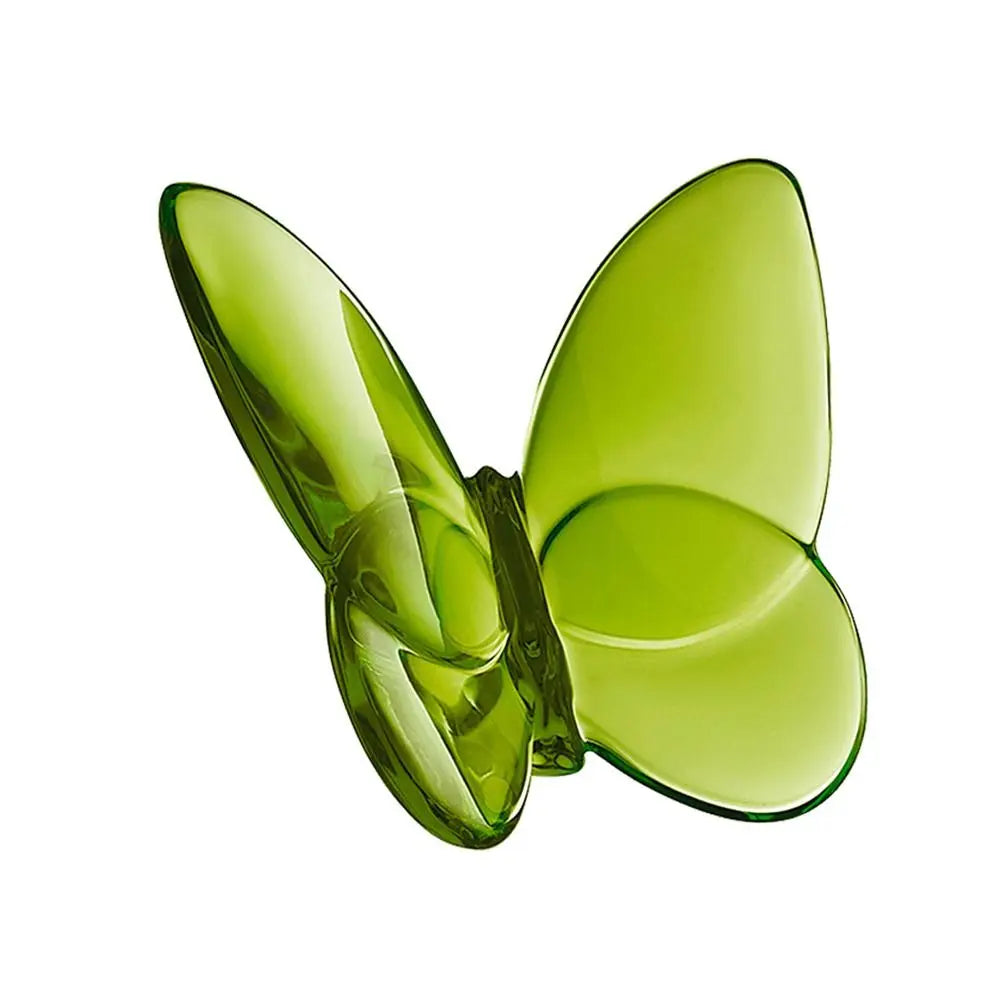 Multiple Color Crystal Butterfly Figurines Super Winkling Reflective Glass Butterfly Ornament Vivid Home Decor