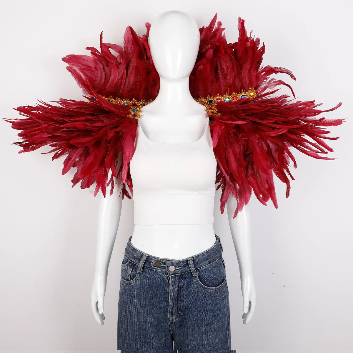 Festival Carnival Feather Shawl | Feather Shawl | Wiccan Center