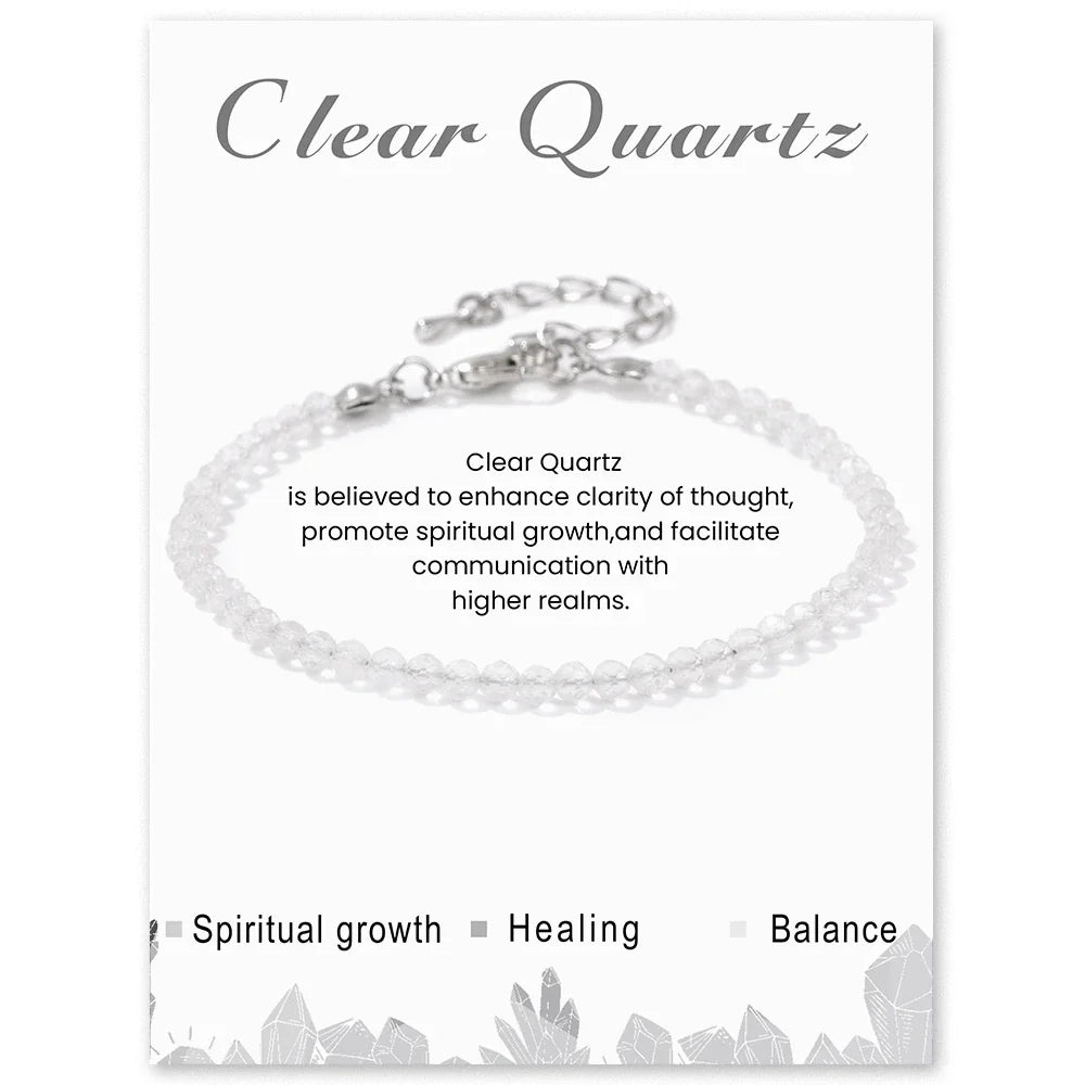 Faceted Gemstone Bead Bracelets | bracelets | Wiccan Center