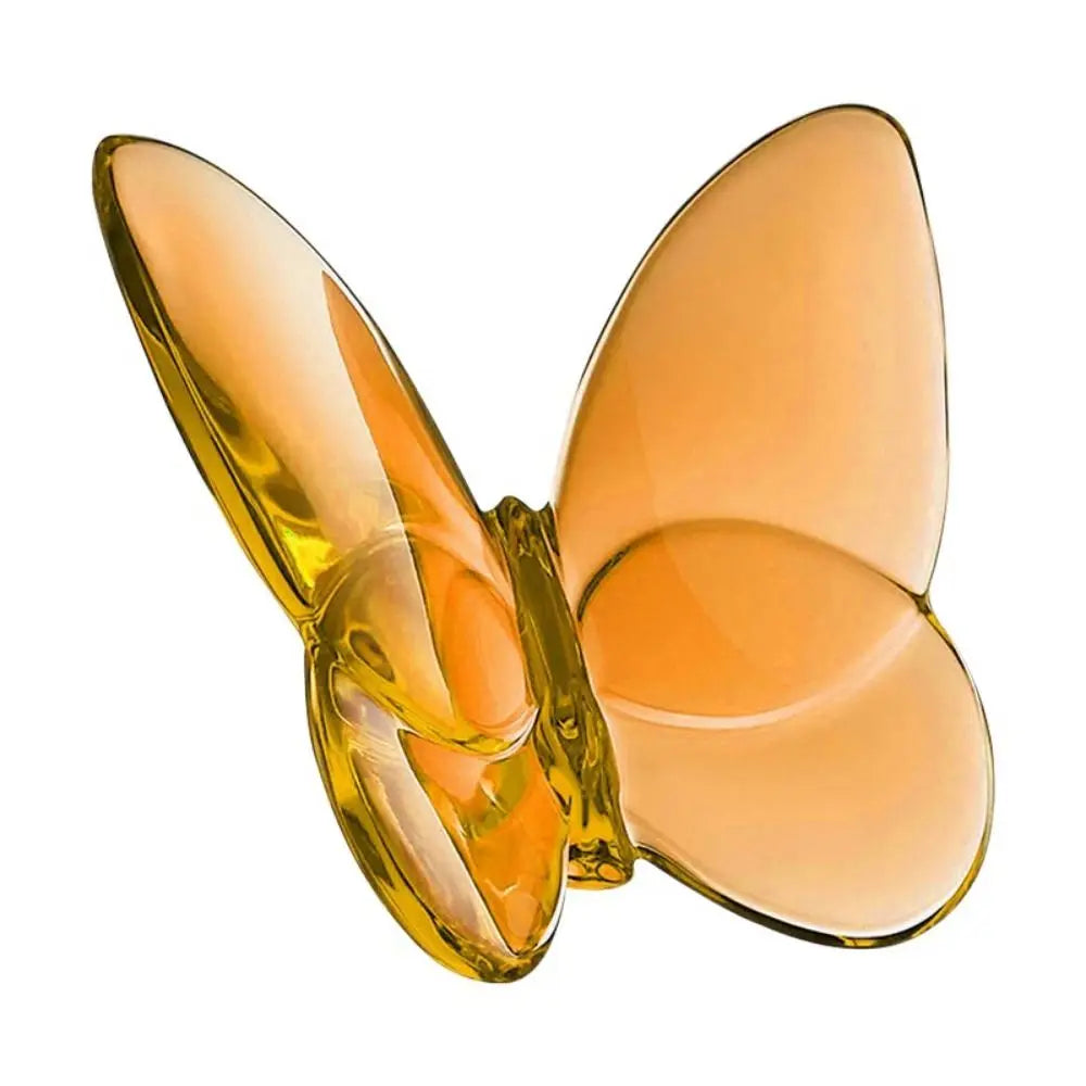 Multiple Color Crystal Butterfly Figurines Super Winkling Reflective Glass Butterfly Ornament Vivid Home Decor