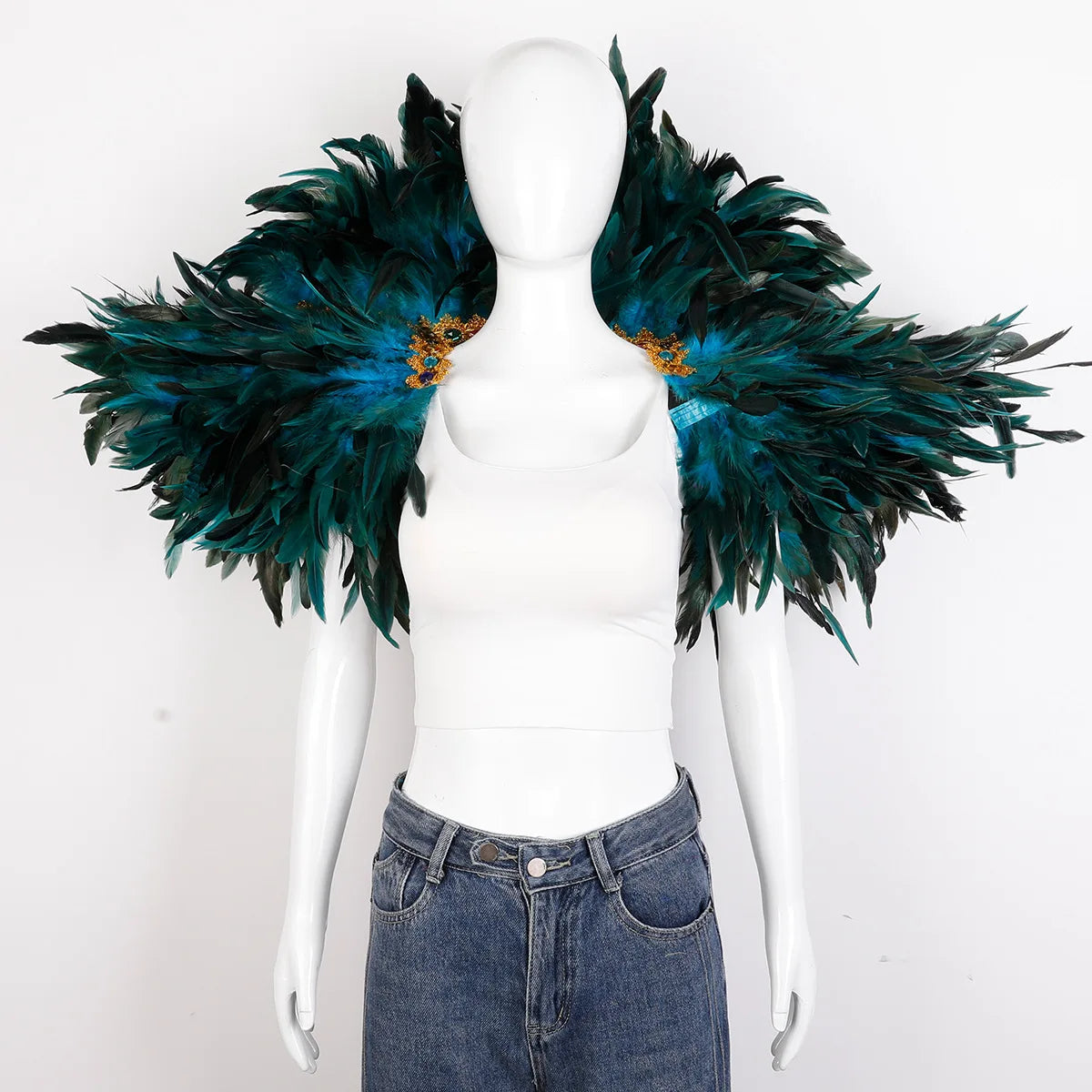 Festival Carnival Feather Shawl | Feather Shawl | Wiccan Center