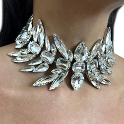 Crystal Rhinestone Choker Crystal Drop | Necklaces | Wiccan Center