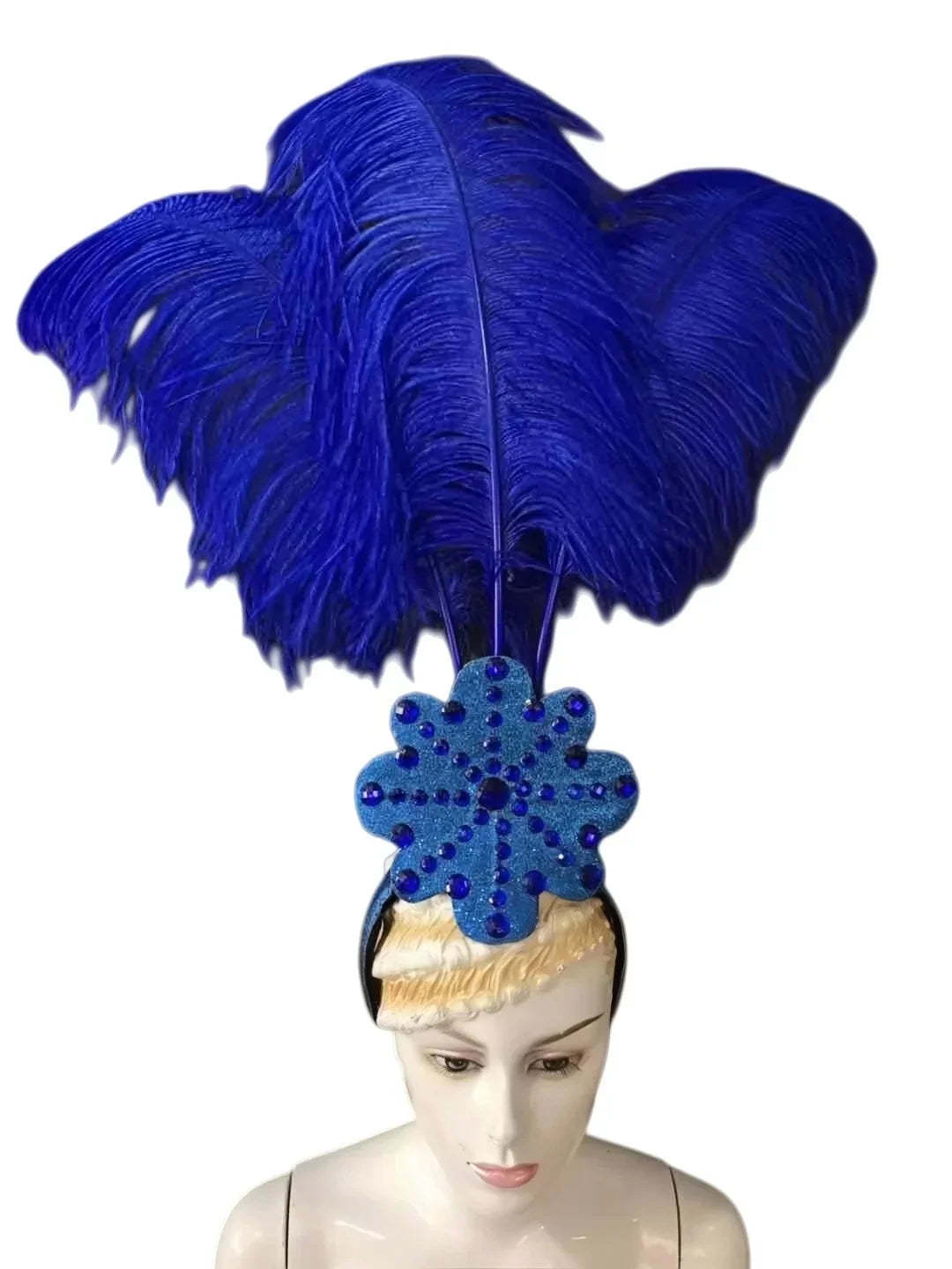 The Stardust Flora Cabaret Crown – Five-Flower Rhinestone Headdress | Headdress | Wiccan Center