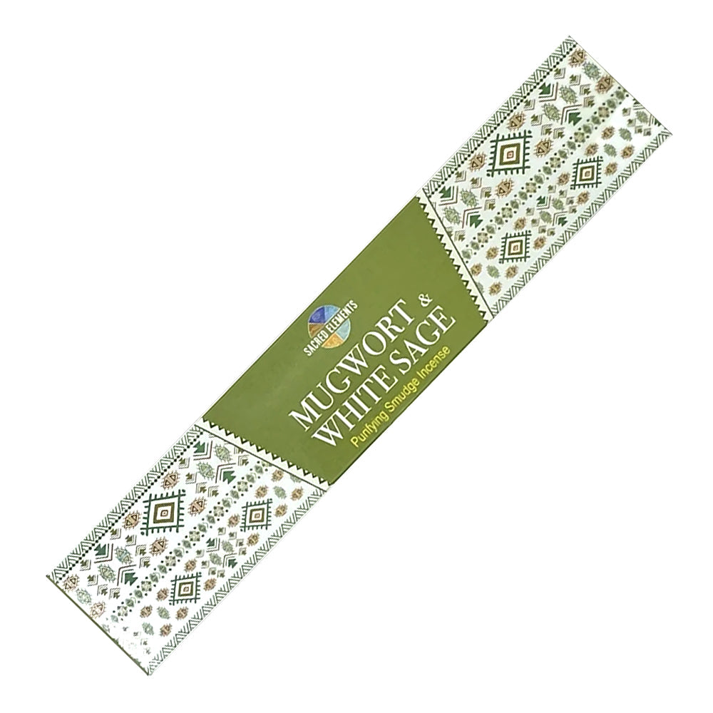 Sacred Elements Masala Incense Sticks - Mugwort & White Sage | Incense | Wiccan Center