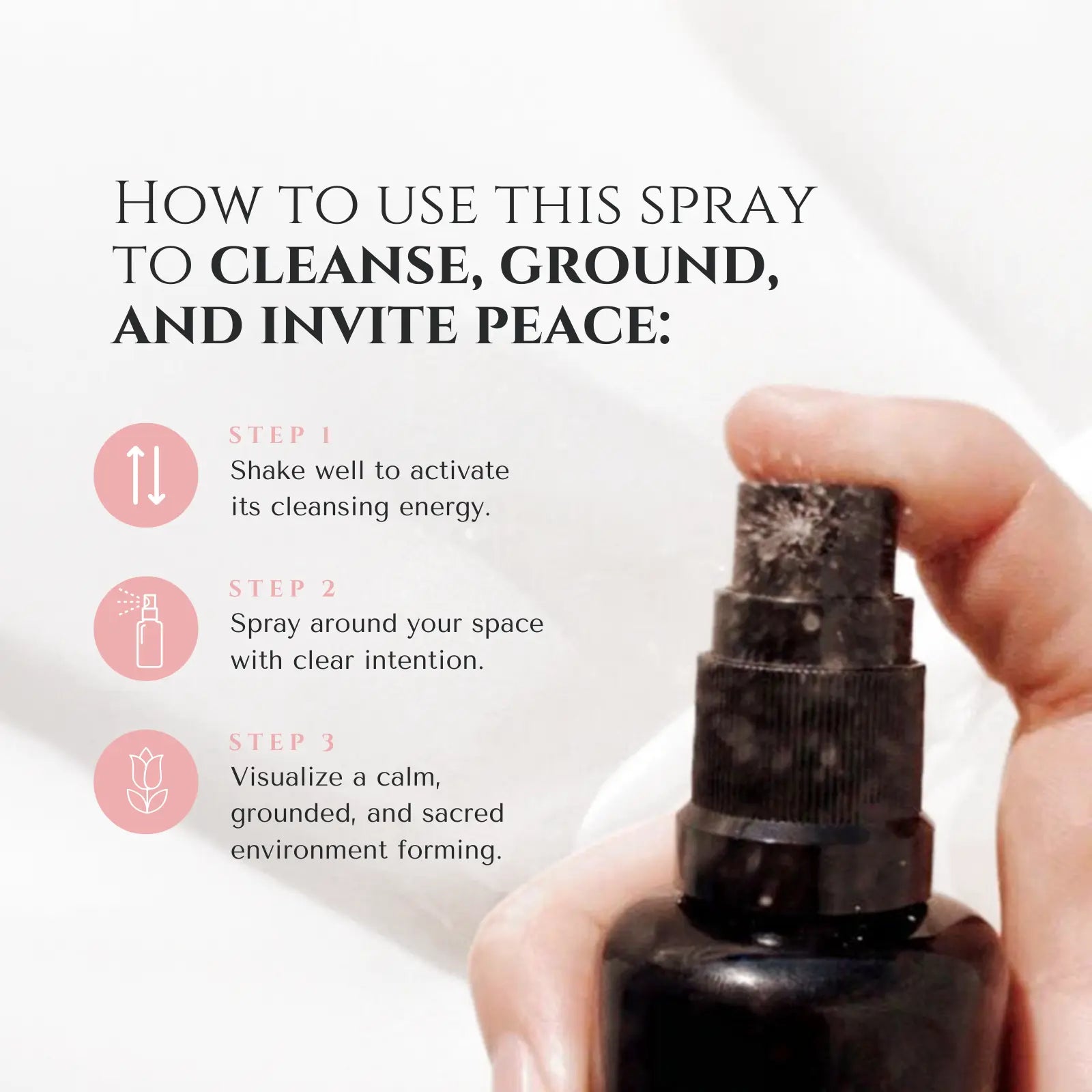 Sacred Space Smudge Spray – 4 oz Cleansing & Purifying Mist | | Wiccan Center