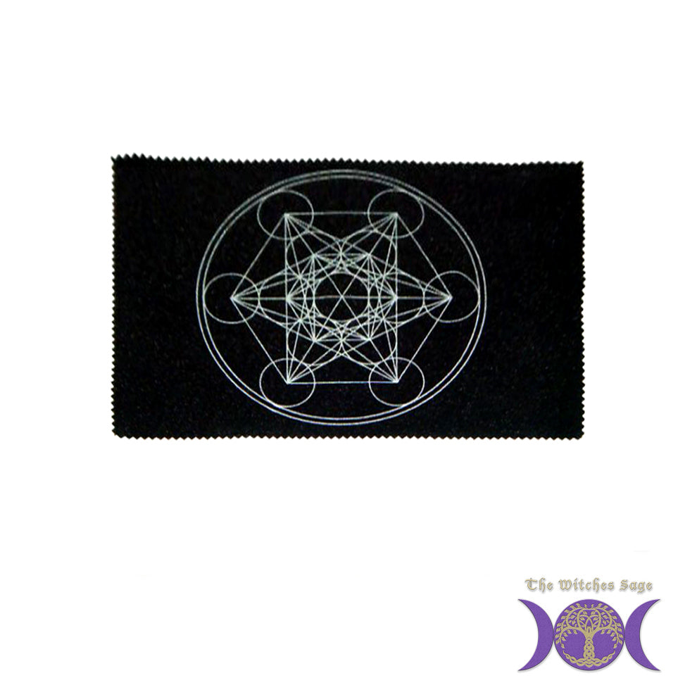 Sacred Geometry Mat: Metatron's Cube | Sacred Geometry Mat | Wiccan Center