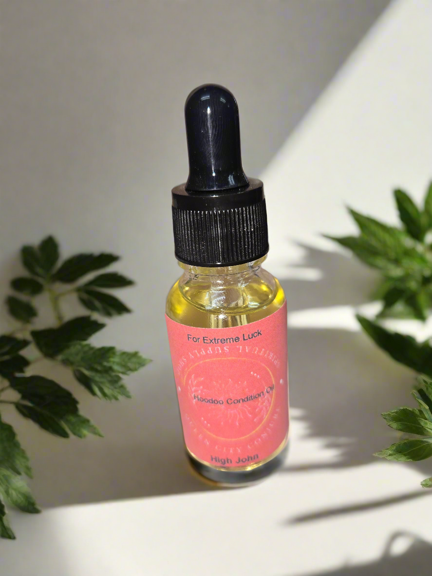High John Extreme Luck Conjure Oil | Spiritual Oil | Wiccan Center