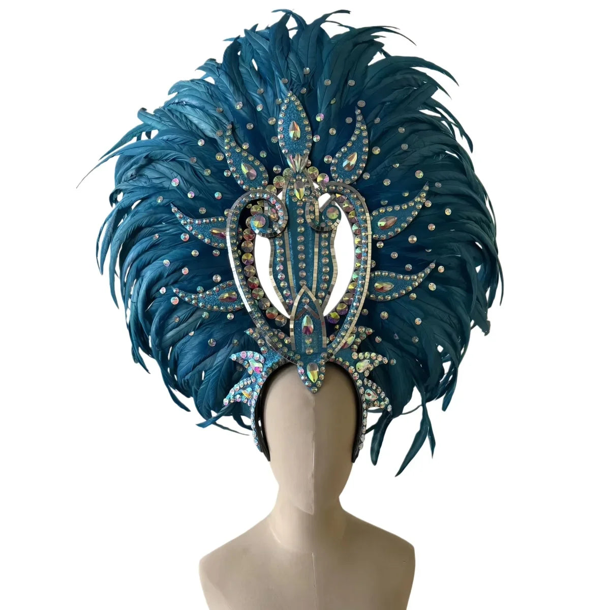 The Stardust Copacabana Feather Crown – Samba Parade Headdress | Headdress | Wiccan Center