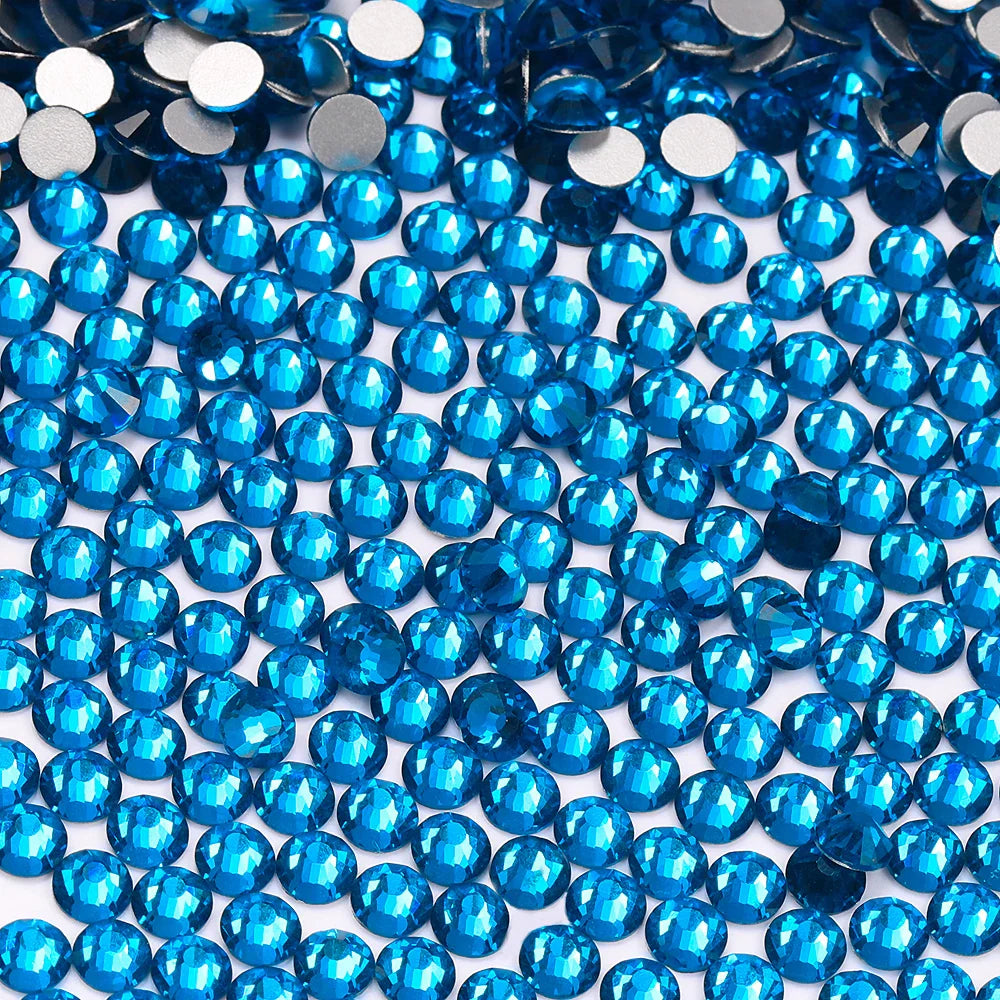 SS3-SS60 Blue Series Non-Hotfix High Quality Glass Flatback Rhinestones