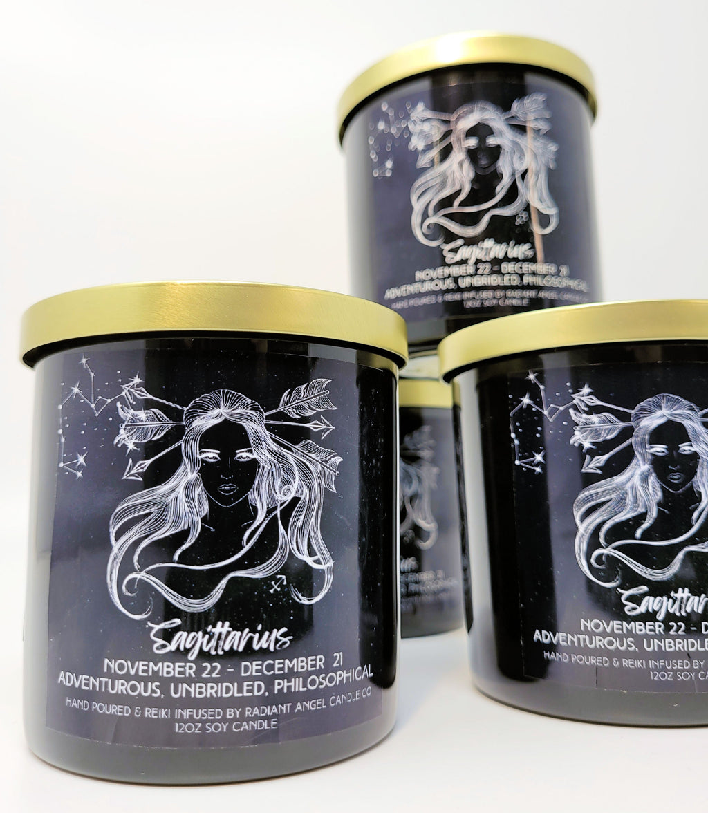The Zodiac Goddess Line- Scented Crystal Candles | Candle | Wiccan Center