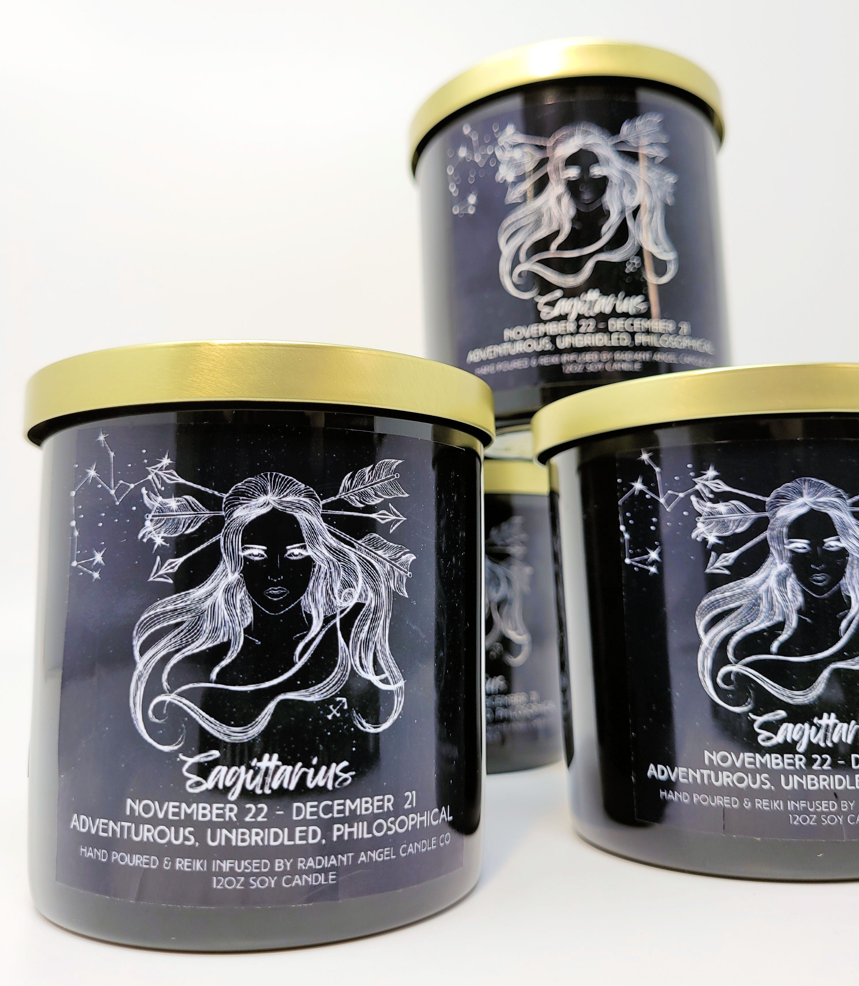 The Zodiac Goddess Line- Scented Crystal Candles | Candle | Wiccan Center