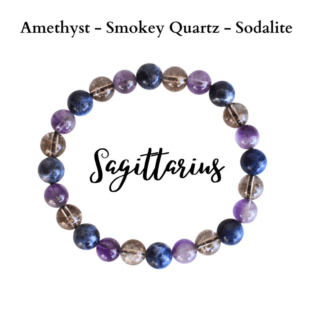 Sagittarius Zodiac Crystal Bracelet, Sagittarius Gifts | Bracelets | Wiccan Center