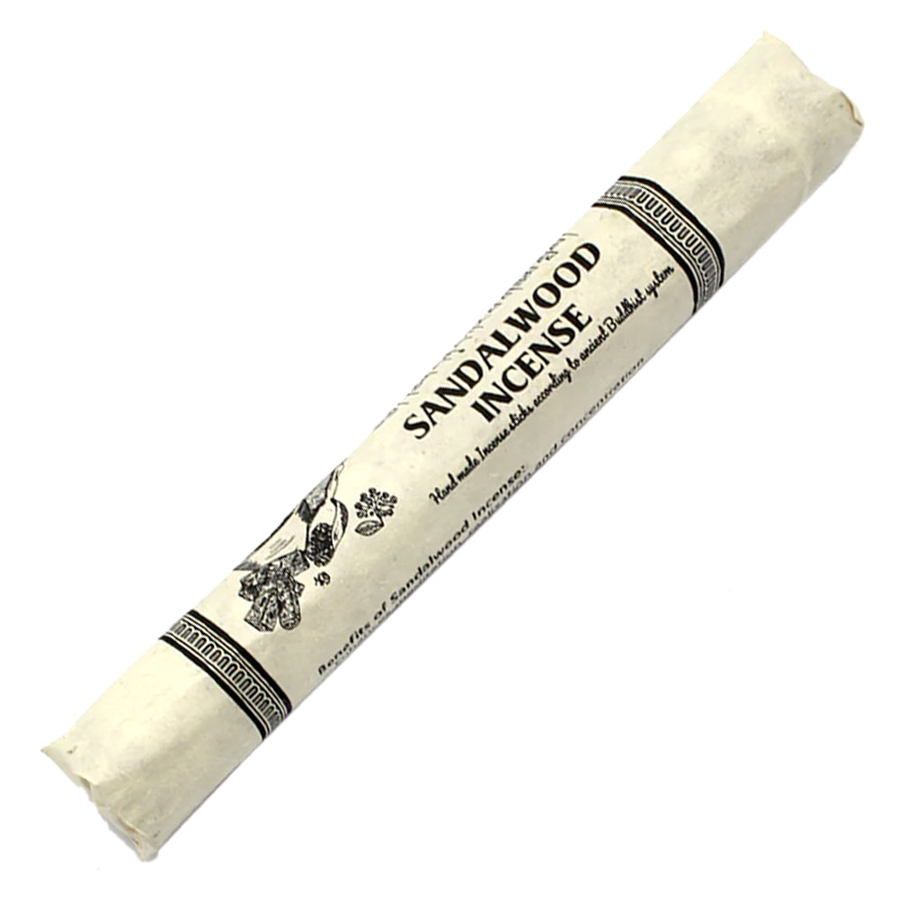 Sandalwood Tibetan Incense Sticks Lokta Eco Pack | Incense | Wiccan Center