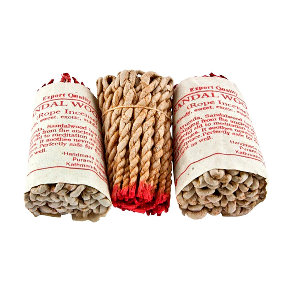 Sandalwood Tibetan Rope Incense 45 ropes | Incense | Wiccan Center