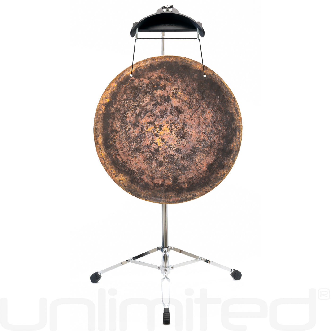 22" Chinese Gongs on the Satellite of Love Stand | Gong & Stand Combo | Wiccan Center
