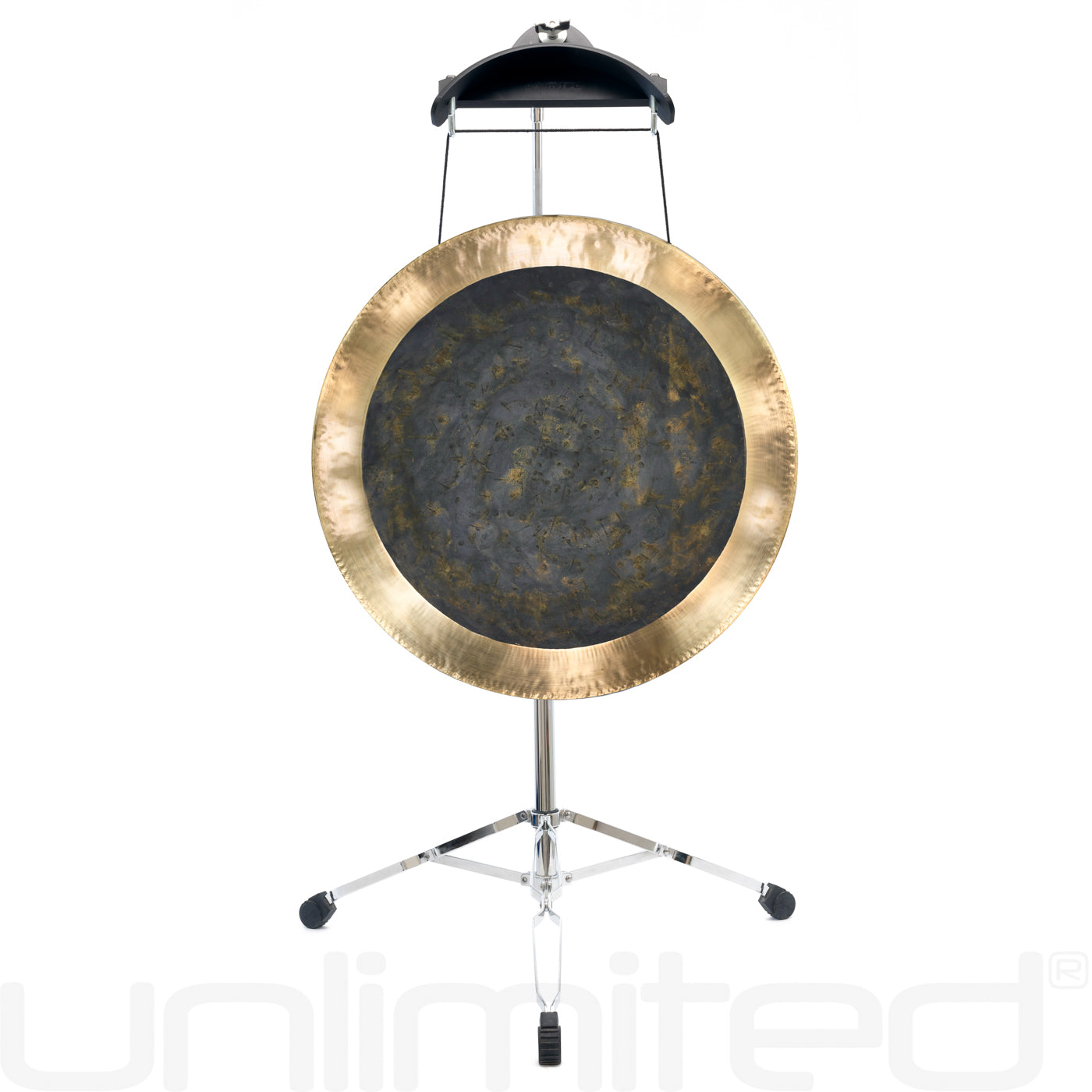 22" Chinese Gongs on the Satellite of Love Stand | Gong & Stand Combo | Wiccan Center