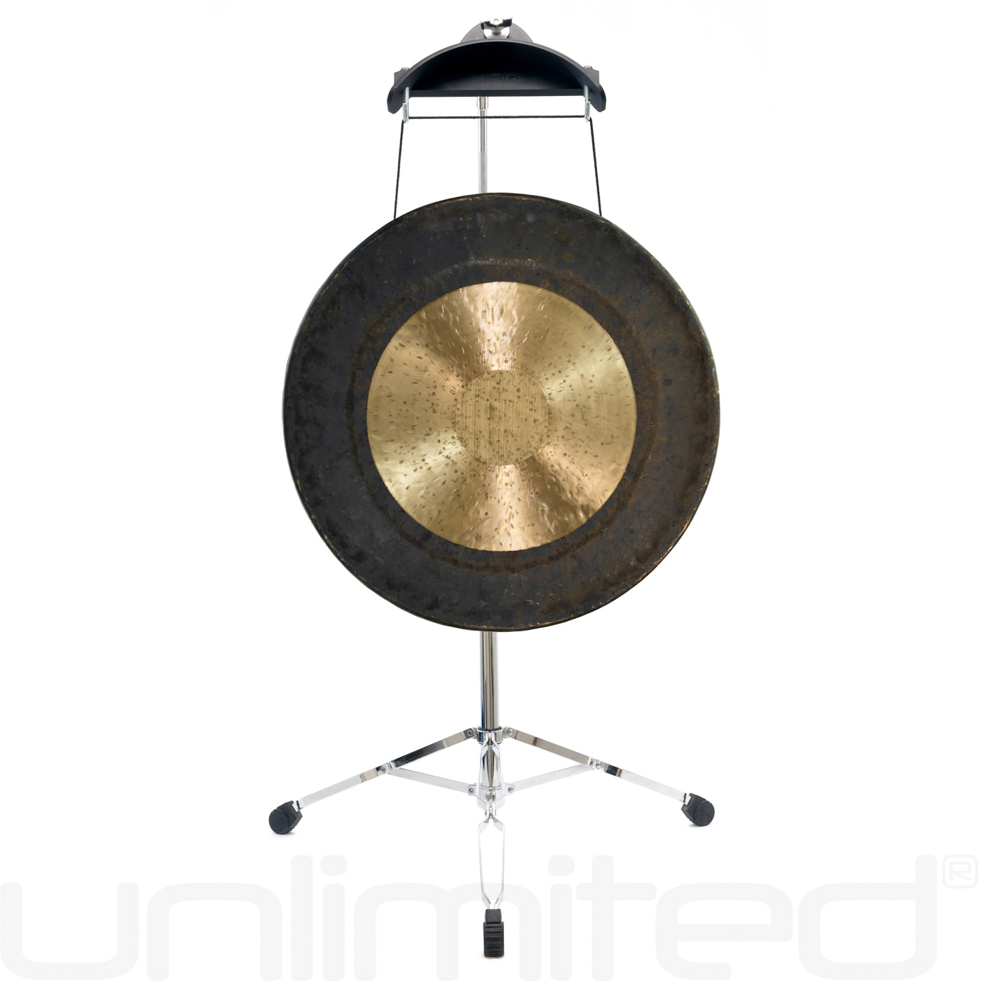 22" Chinese Gongs on the Satellite of Love Stand | Gong & Stand Combo | Wiccan Center