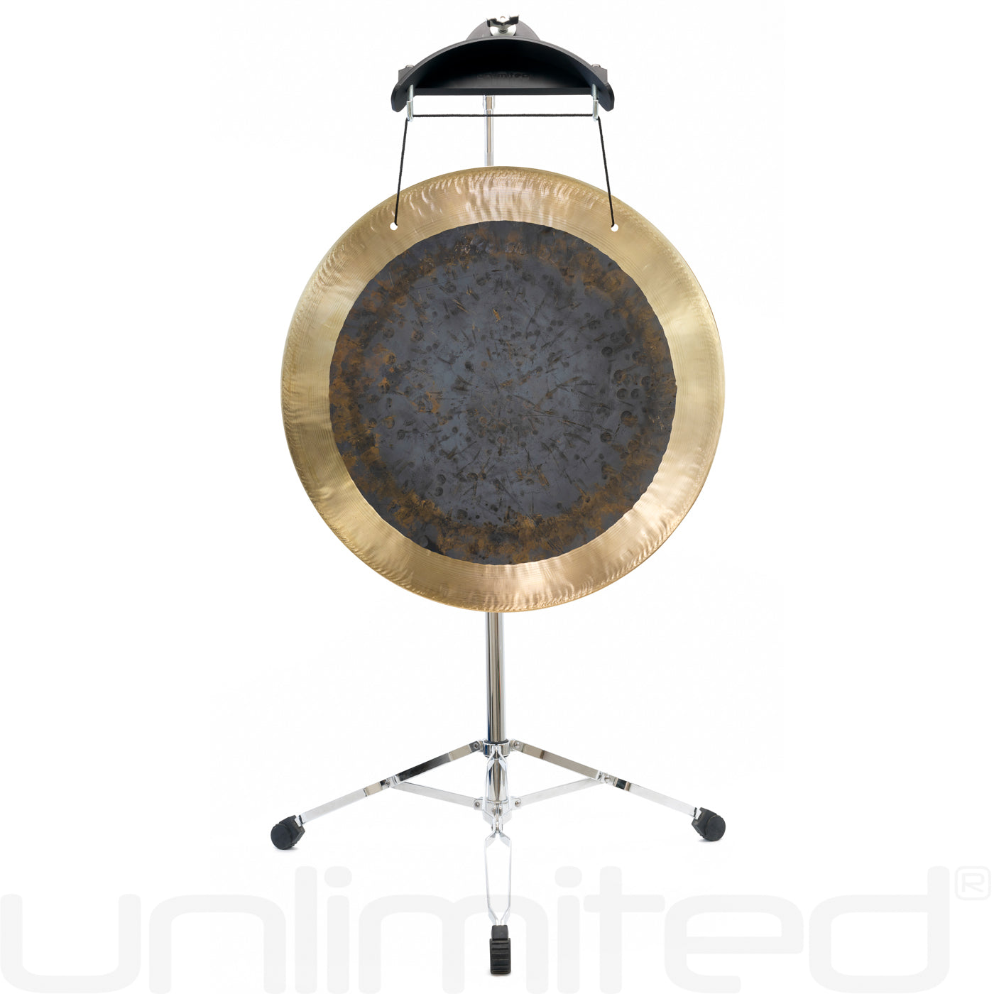 22" Chinese Gongs on the Satellite of Love Stand | Gong & Stand Combo | Wiccan Center