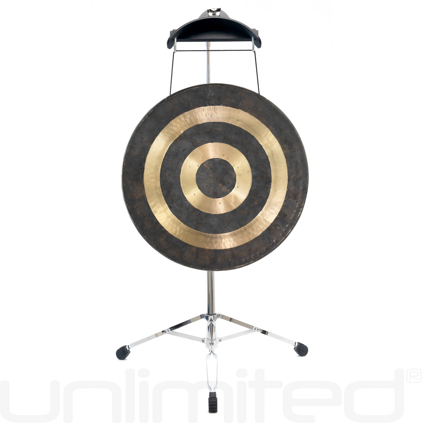 22" Chinese Gongs on the Satellite of Love Stand | Gong & Stand Combo | Wiccan Center