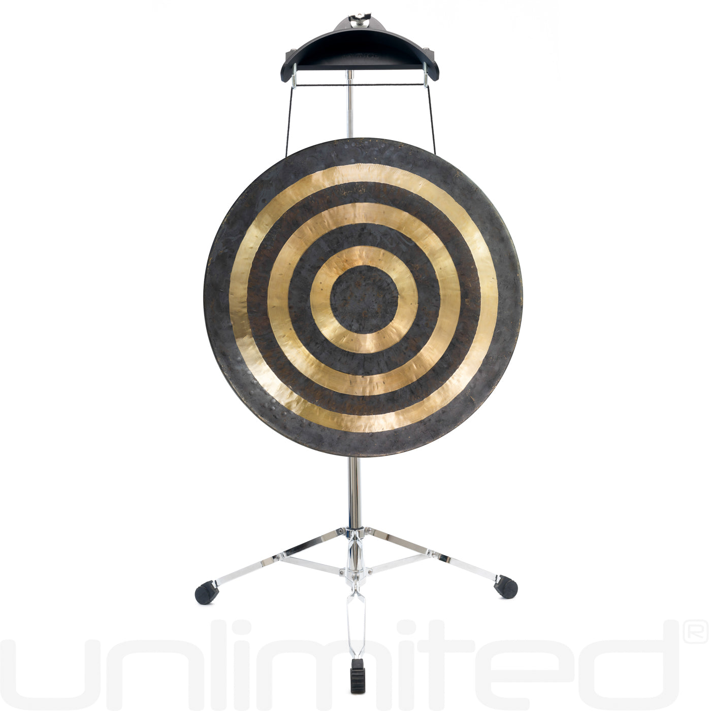 22" Chinese Gongs on the Satellite of Love Stand | Gong & Stand Combo | Wiccan Center