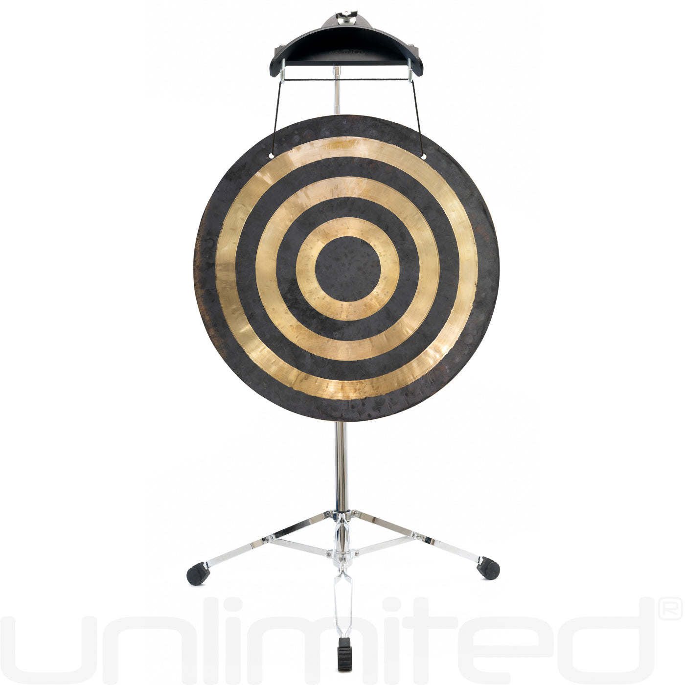22" Chinese Gongs on the Satellite of Love Stand | Gong & Stand Combo | Wiccan Center