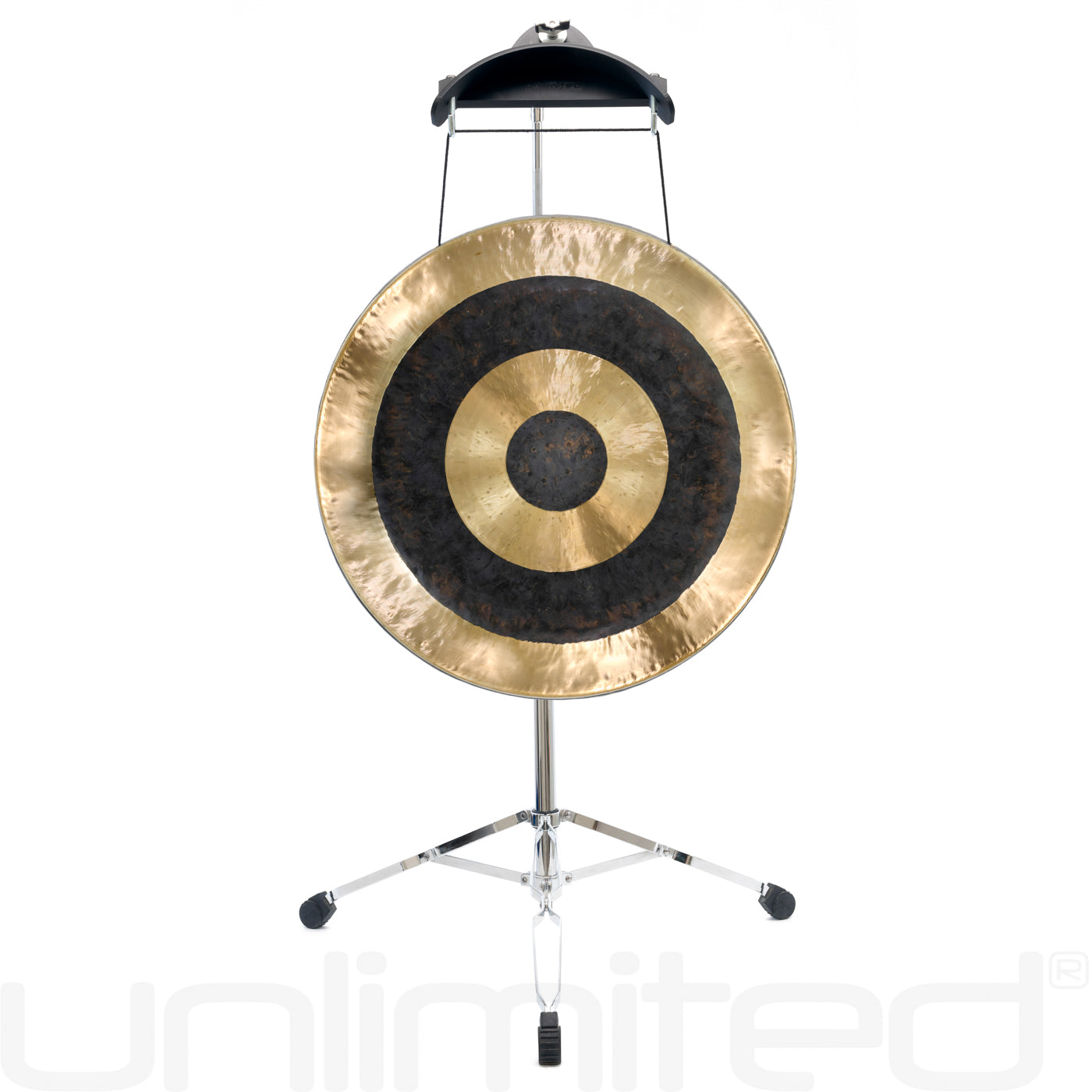 22" Chinese Gongs on the Satellite of Love Stand | Gong & Stand Combo | Wiccan Center