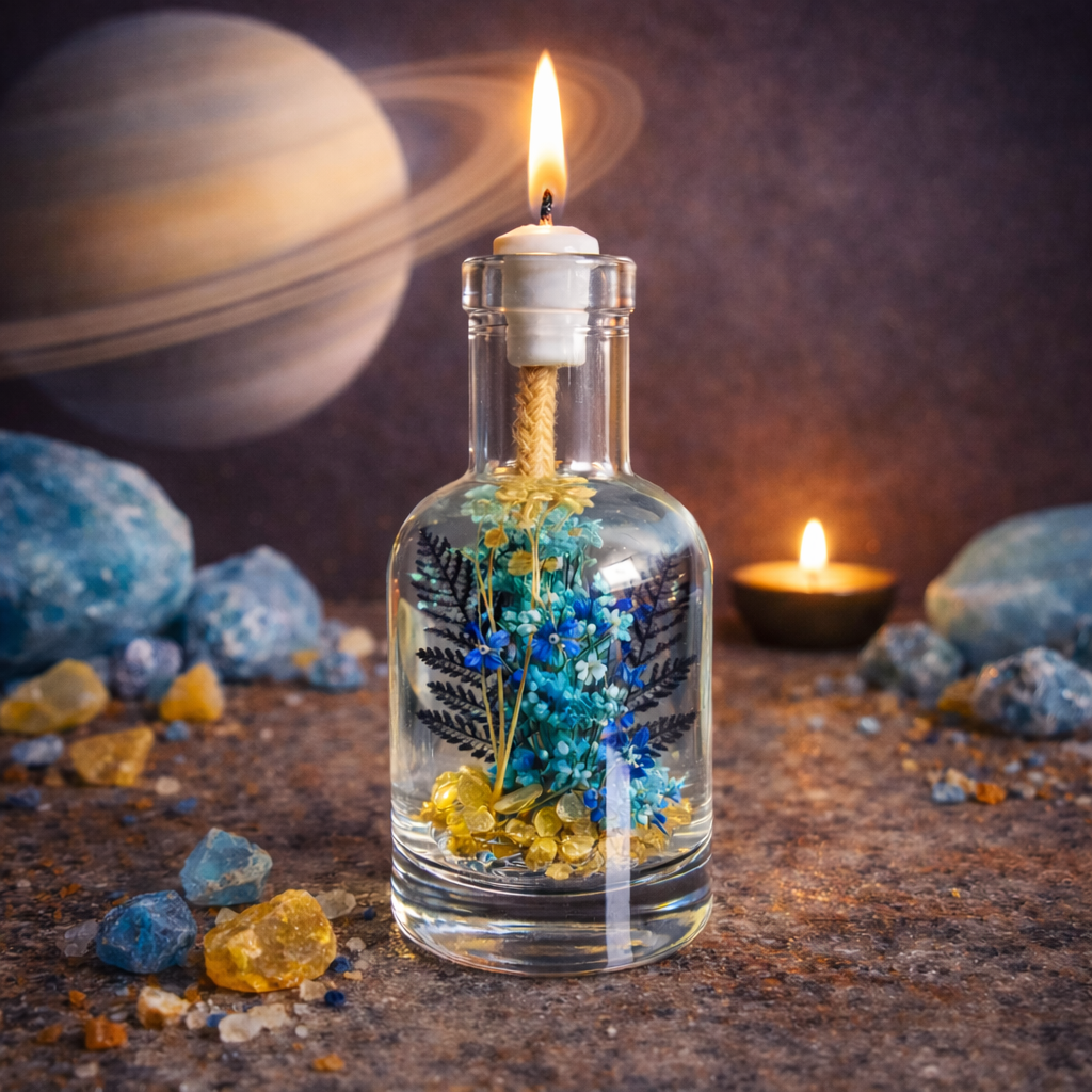 Saturn - Oil Candle | Oil candle | Wiccan Center