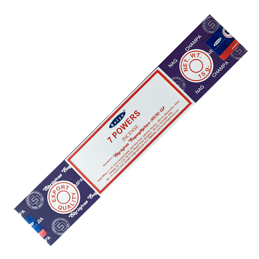 Satya 7 Powers Incense Sticks 15 gm | Incense | Wiccan Center