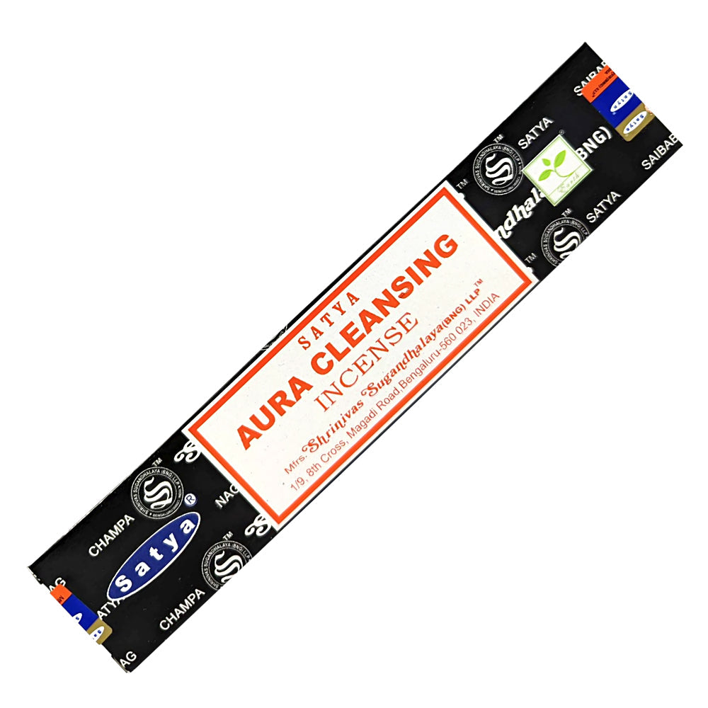 Satya Aura Cleansing Incense Sticks 15 gm | Incense | Wiccan Center