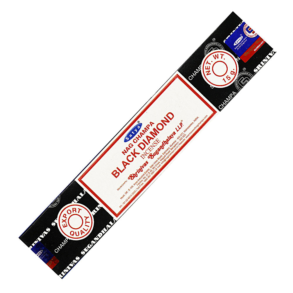 Satya Black Diamond Incense Sticks 15g | Incense | Wiccan Center