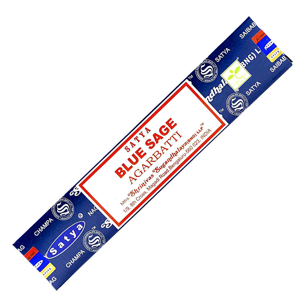 Satya Blue Sage Incense Sticks 15 gm | Incense | Wiccan Center