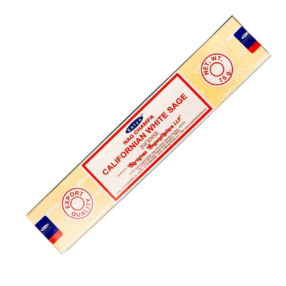 Satya Nag Champa California White Sage Incense stick 15 gr | Incense | Wiccan Center