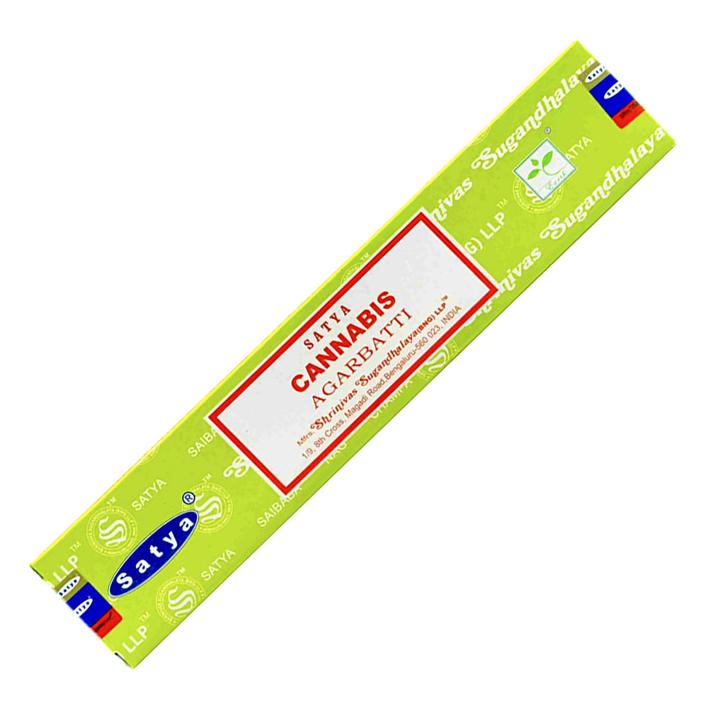 Satya Cannabis Incense Sticks 15 gm | Incense | Wiccan Center