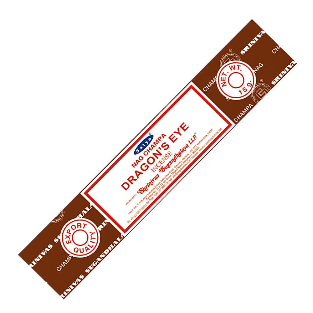 Satya Dragon's Eye incense sticks 15 gm | Incense | Wiccan Center