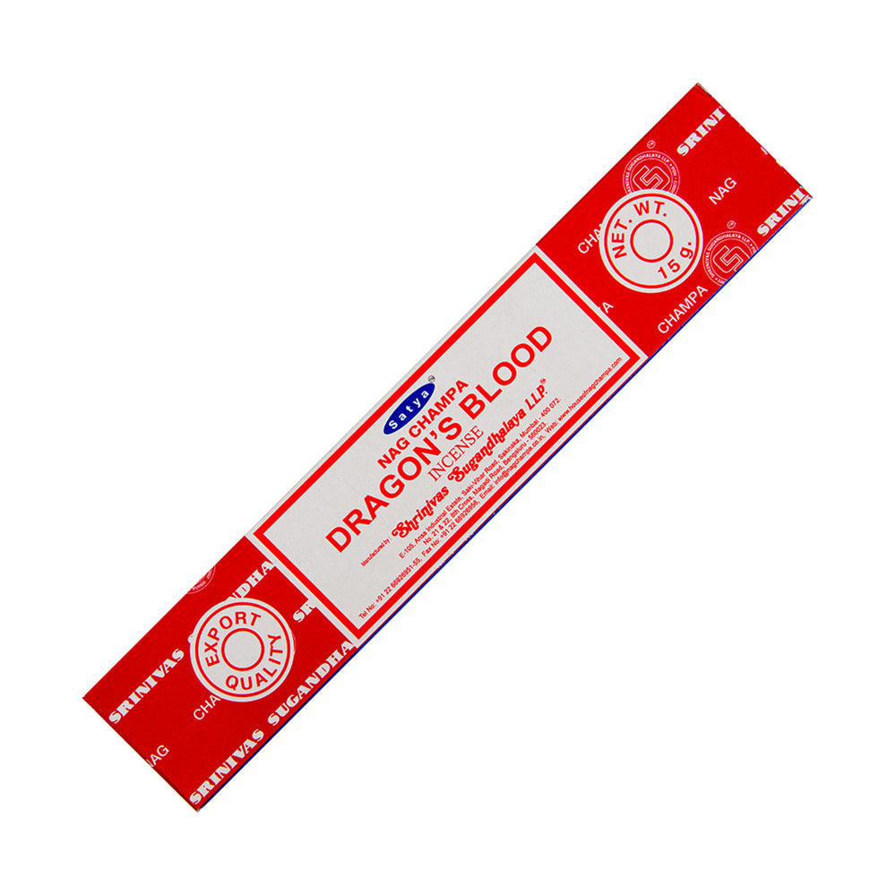 Satya Dragon's Blood Incense sticks 15 gr | Incense | Wiccan Center