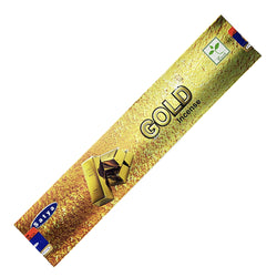 Satya Gold Incense Sticks 15g | Incense | Wiccan Center