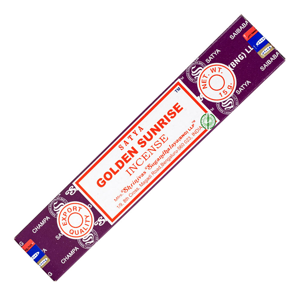 Satya Golden Sunrise Incense Sticks 15 gm | Incense | Wiccan Center