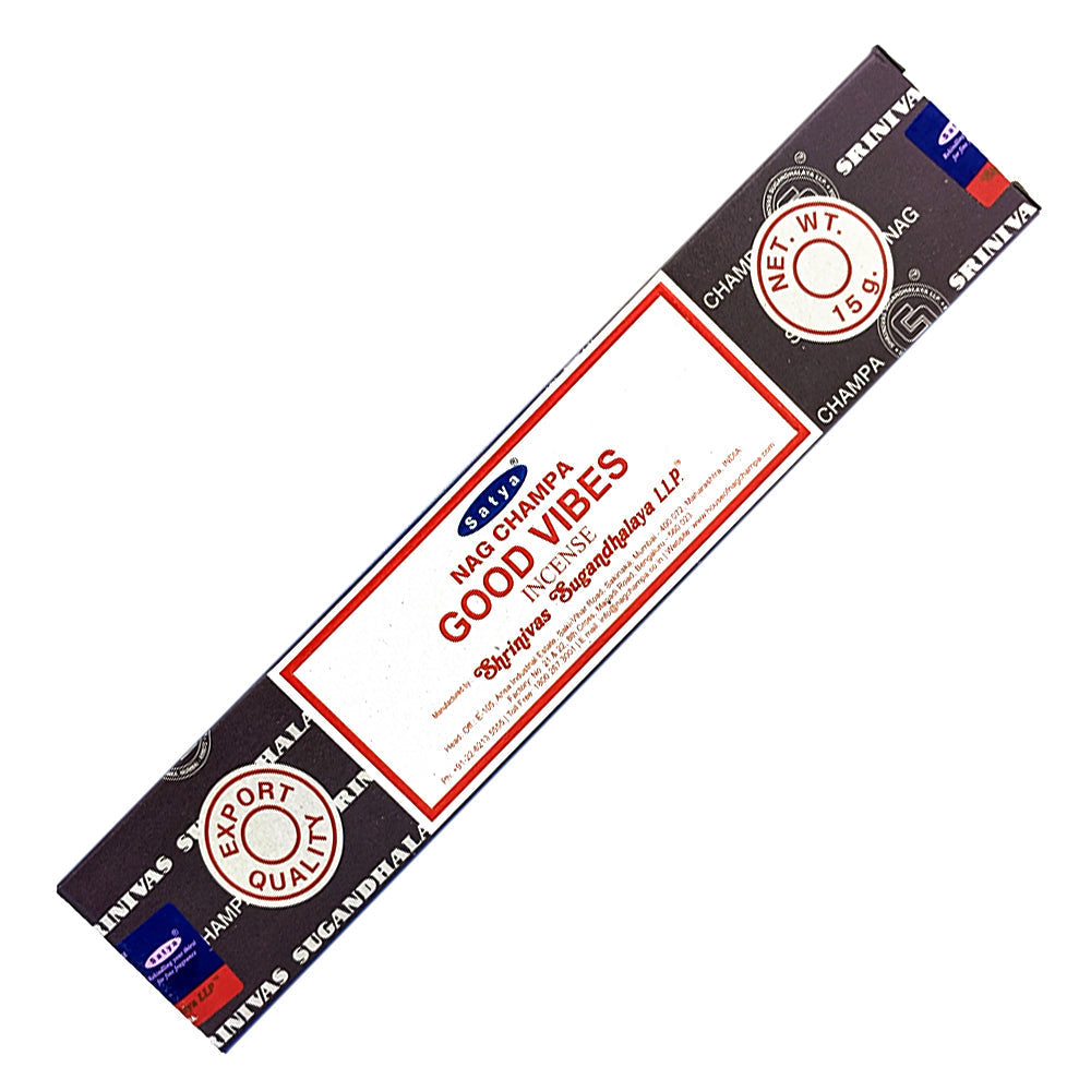 Satya Good Vibes Incense Sticks 15 gm | Incense | Wiccan Center