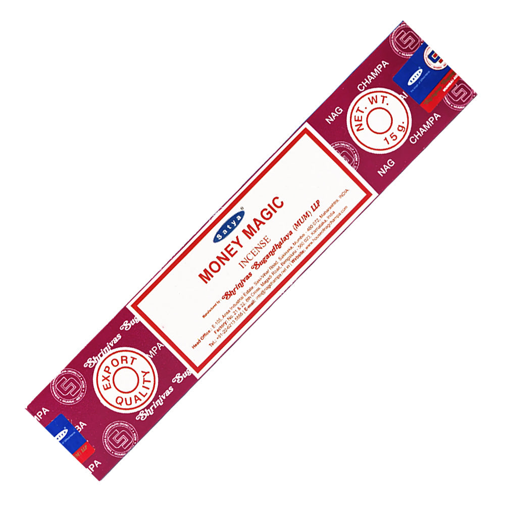Satya Money Magic Incense Sticks 15 gm | Incense | Wiccan Center