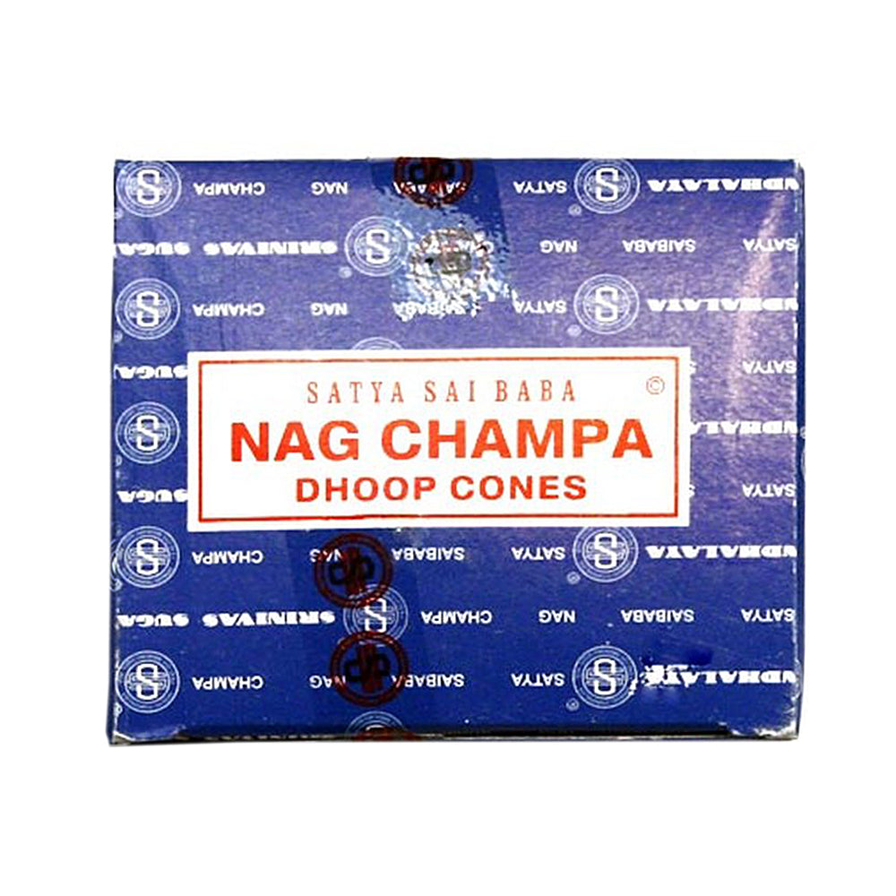 Satya Nag Champa Dhoop Incense Cones | Incense | Wiccan Center
