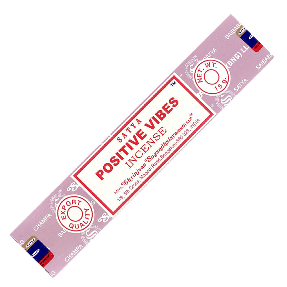 Satya Positive Vibes Incense Sticks 15g | Incense | Wiccan Center