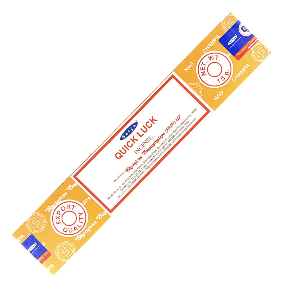 Satya Quick Luck Incense Sticks 15 gm | Incense | Wiccan Center