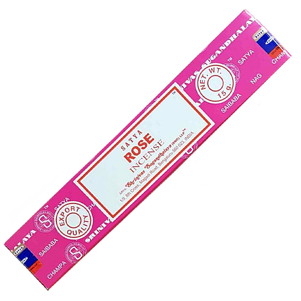 Satya Rose Incense sticks 15 gr | Incense | Wiccan Center